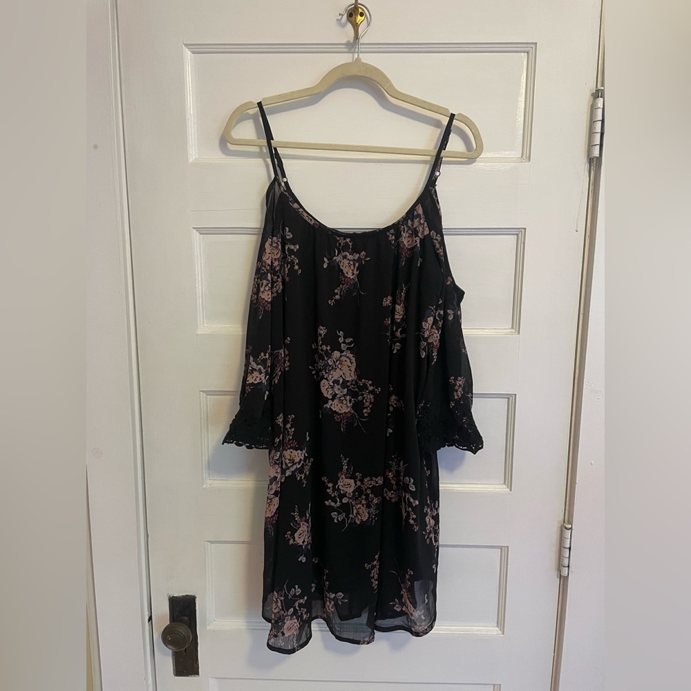 Black Floral Dress